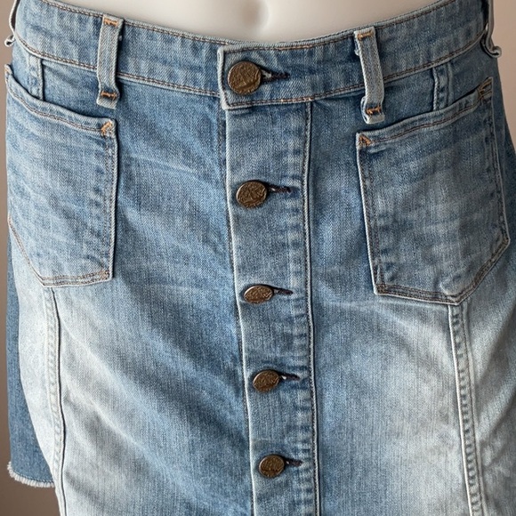 Mcguire Front Buttoned Jean Skirt - Picture 4 of 9